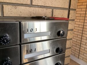 ポスト錠交換前